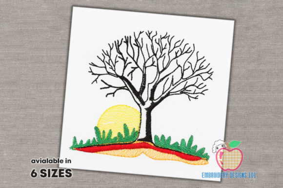 Bare Tree Without Leaves at Sunset: A Designer's Review