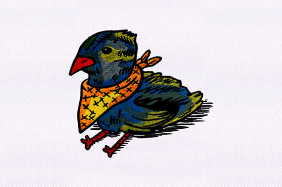 Camouflaged Chick: A Seasonal Embroidery Review