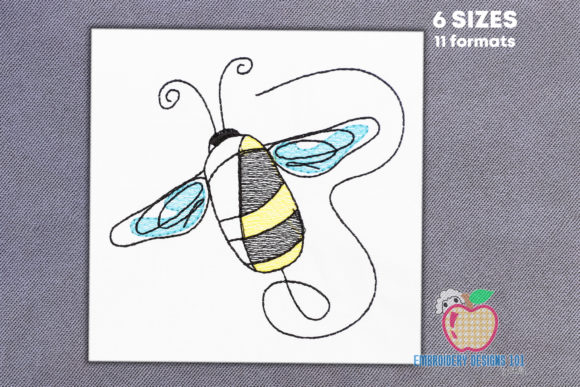 Cute Little Bumble Bee Sketch: A Designer's Review