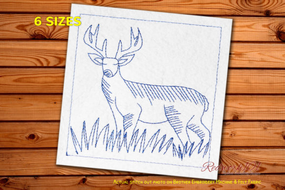Review: Beautiful Deer Standing on the Grass Design