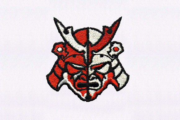 Review: Red Samurai Mask Design for Boutique Sweatshirts