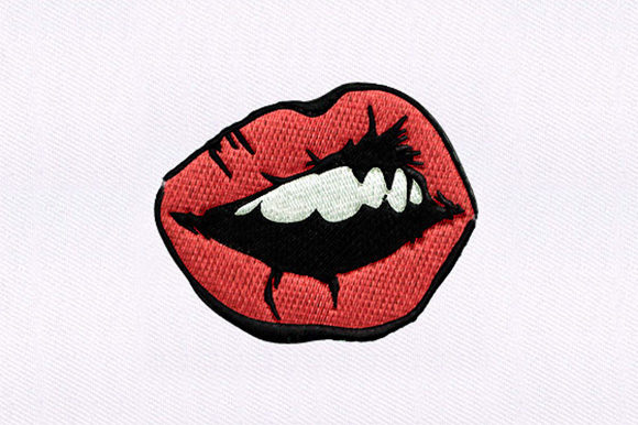 Succulent Red Lips: A Bold Beauty Design for Etsy Sellers