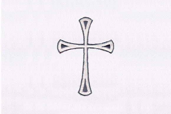 White and Gray Cross: A Minimalist Gem for Etsy Sellers