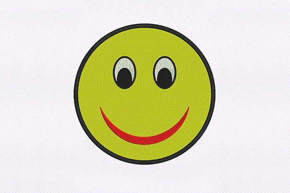 Yellow Smiling Emoji Design Review for Business Merch