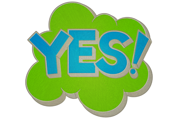 Yes Logo: A Festive Cloud Design for Holiday Collections